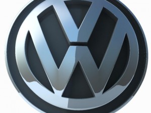 Volkswagen logo 3Dモデル