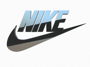 Nike logo 3d 3D Модель