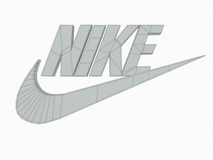 Nike logo 3d 3D Модель