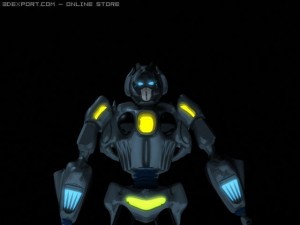 robot model and tutorial 3D Модель