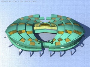 fayoum library 3Dモデル