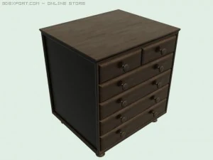 wood drawer 3D Model