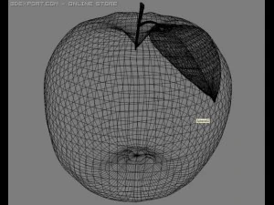 mela Modello 3D