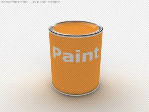 farba bankowa Model 3D