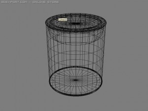 bank paint Modello 3D