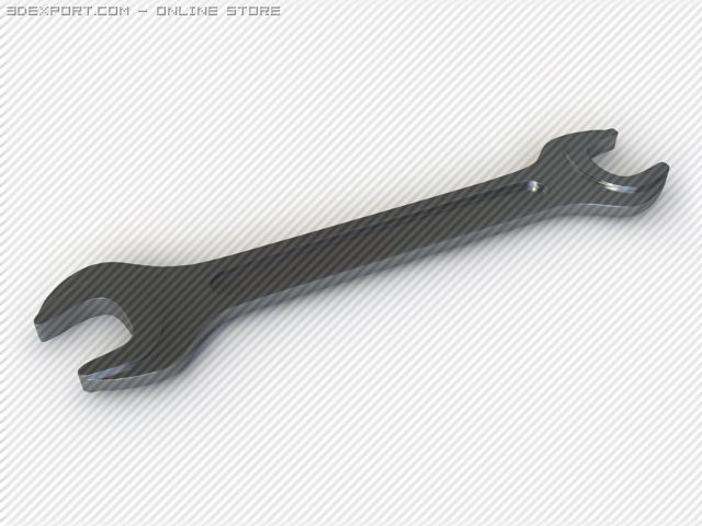 spanner 3Dモデル .c4d .max .obj .3ds .fbx .stl .blend 