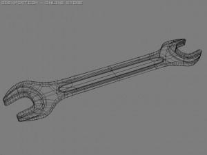 spanner 3Dモデル
