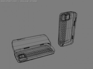 nokia n97 3D Modell