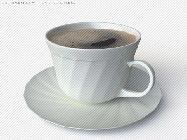 coffee 3D Model .c4d .max .obj .3ds .fbx .stl .blend 