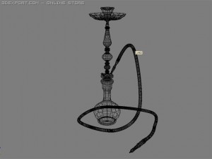 hookah 3D मॉडल