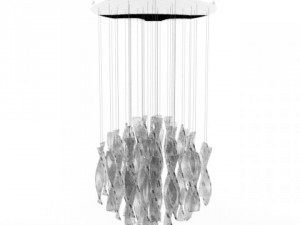 axo lite aura suspension ribbed crystal 3D Model