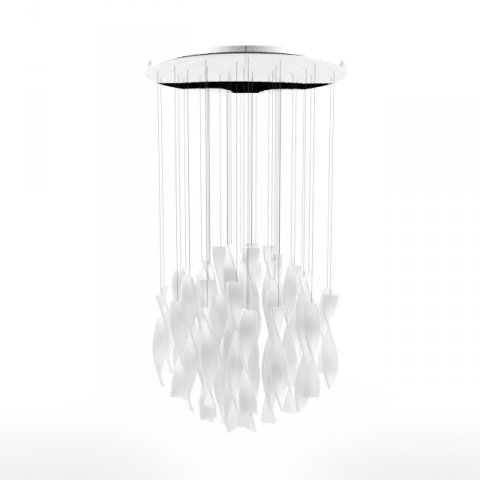 axo lite aura suspension white 3D 모델 .c4d .max .obj .3ds .fbx .stl .blend 