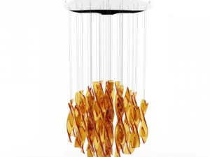 アクソ ライト オーラ サスペンション オレンジ 3Dモデル