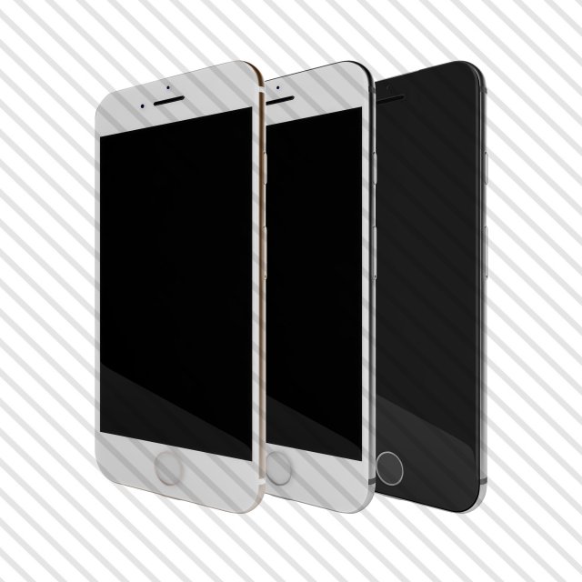 iphone 6 3D Model .c4d .max .obj .3ds .fbx .stl .blend 