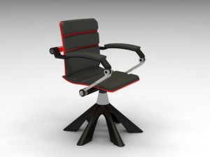 office chair01 Modelo 3D