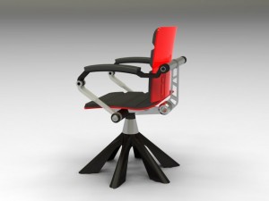 office chair01 Modelo 3D
