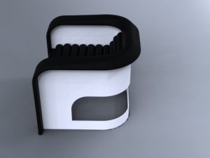 club chair 70 Modelo 3D