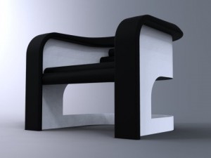 club chair 70 3D Model