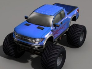 Monster truck 01 3D Model