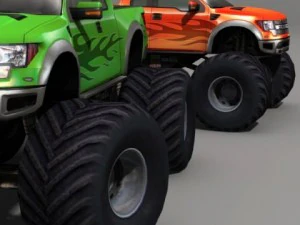 Monster truck 01 3D Model