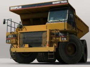 Cat 775e truck 3D-Modell