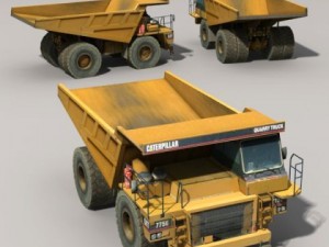 Cat 775e truck 3D-Modell