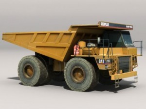 Cat 775e truck 3D-Modell