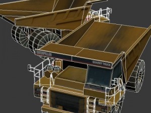 Cat 775e truck 3D-Modell