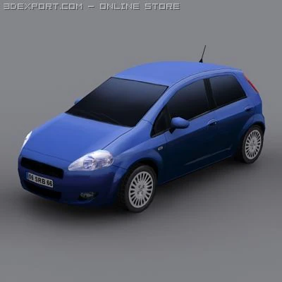 grande puntomulti color 3D Model .c4d .max .obj .3ds .fbx .stl .blend 