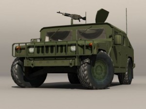 Hummer green 3D Model