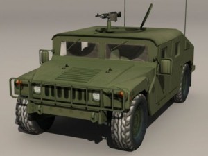 Hummer green 3D Model