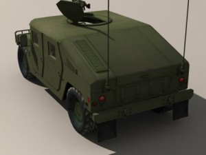 Hummer green 3D Model