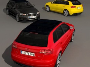Audi a3 3D Модель