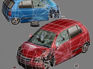 Scrapcar01 3D Model