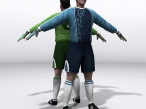 Goalkeeper 3D Model