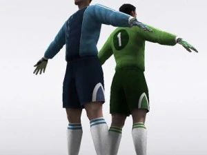 Goalkeeper 3D Model