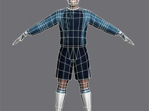 Goalkeeper 3D Model