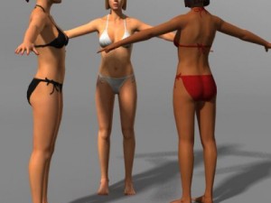 Woman 01 3D 모델