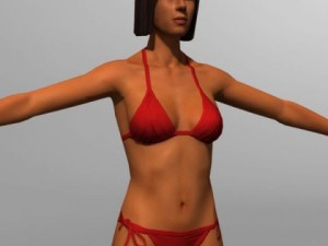 Woman 01 3D-Modell