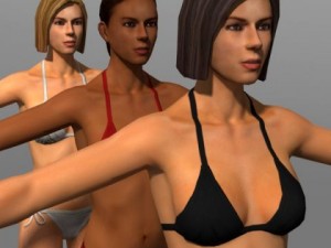 Woman 01 3D-Modell