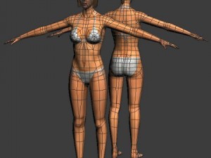 Woman 01 3D-Modell