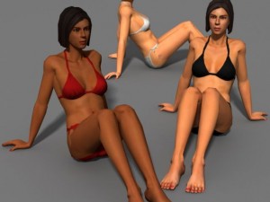 Woman 01b Modelo 3D