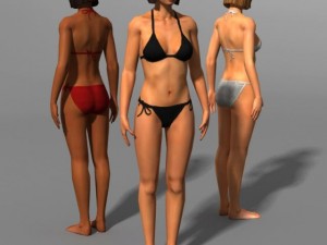 Woman 01b Modelo 3D