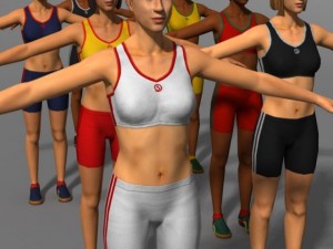 Woman 02 3D Model