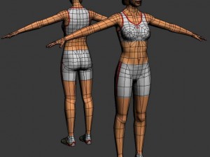 Woman 02 Modelo 3D