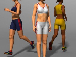 Woman 02b 3D Модель