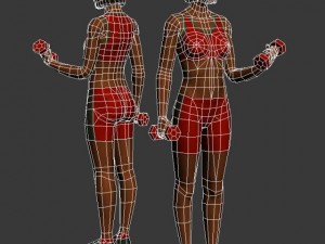 Woman 02b 3D Модель