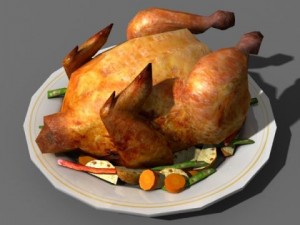 Chicken food 3D Model