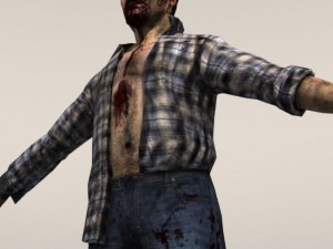 Zombie01man 3D Model
