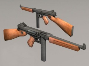 Thompson m1a1 3D Model